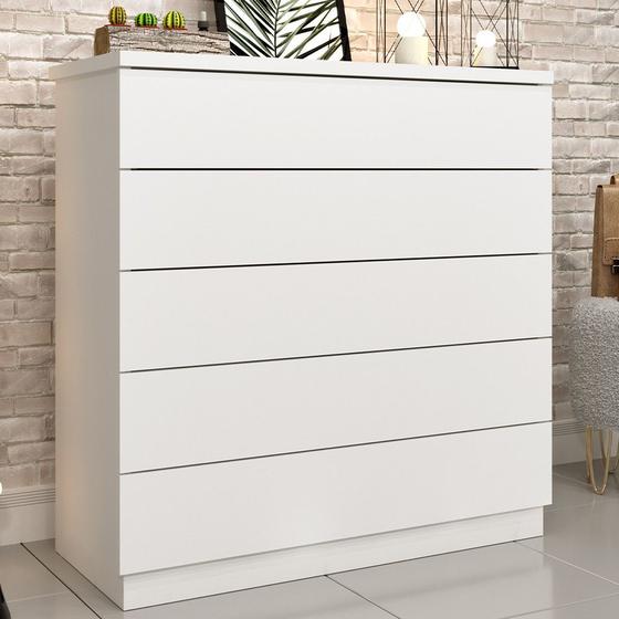 Imagem de Cômoda Premium Com 5 Gavetas Tcil