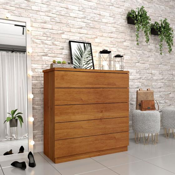 Imagem de Cômoda Premium Com 5 Gavetas Tcil