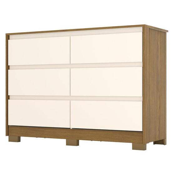 Cômoda Ravenna 6 Gavetas Nature Off White - Henn é boa?