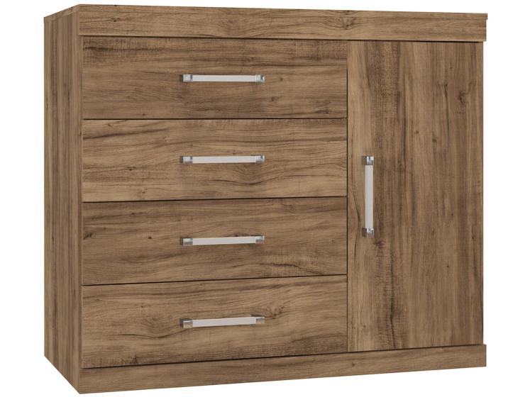 Cômoda Sapateira 1 Porta 4 Gavetas Santos Andirá é boa?
