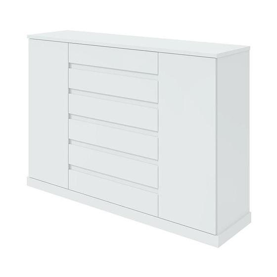 Cômoda Sapateira Vedra Branco Brilho Lopas Menor preço em Cômoda Sapateira Vedra Branco Brilho Lopas
