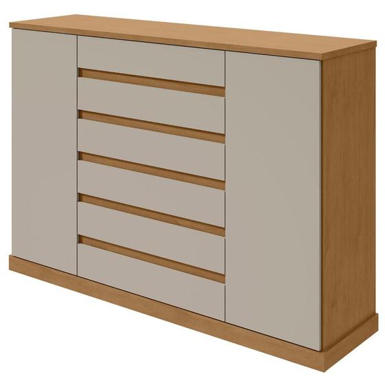 Cômoda Vedra 7 Gavetas 2 Portas Amêndoa Clean /Off White é ruim? Cômoda Vedra 7 Gavetas 2 Portas Amêndoa Clean /Off White é boa?