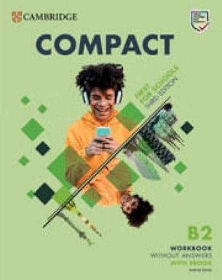 Imagem de Compact first for schools b2 first workbook without answers with ebook - CAMBRIDGE