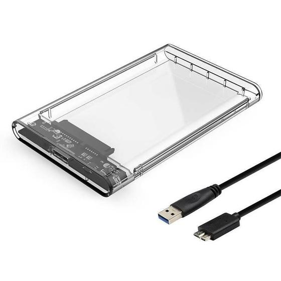 Imagem de Compartimento de disco rígido SSD HDD externo 2.5 USB 3.0 SATA