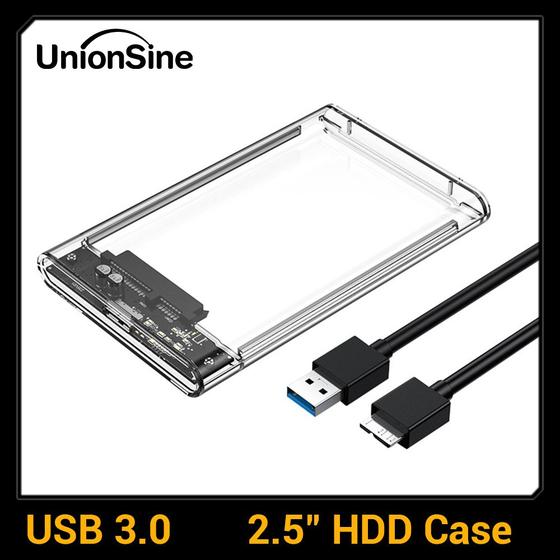 Imagem de Compartimento de disco rígido UnionSine USB3.0 2,5" SATA 6 Gbps