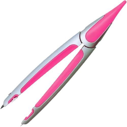 Imagem de Compasso escolar Corpo metálico + refil grafite CIS Rosa