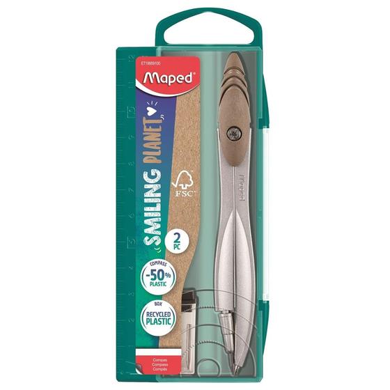 Imagem de Compasso Smiling Planet 2 Peças Maped