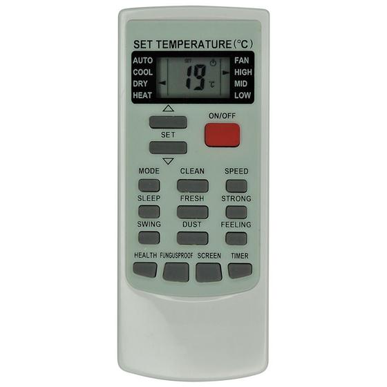 Compatível com Controle Remoto Ar Condicionado Split Elgin Menor preço em Compatível com Controle Remoto Ar Condicionado Split Elgin