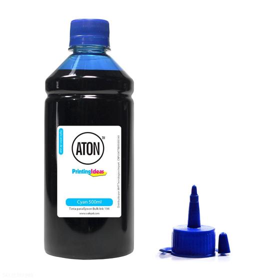 Imagem de Compatível: Tinta Bulk Ink  194 Cyan 500ml Aton Corante