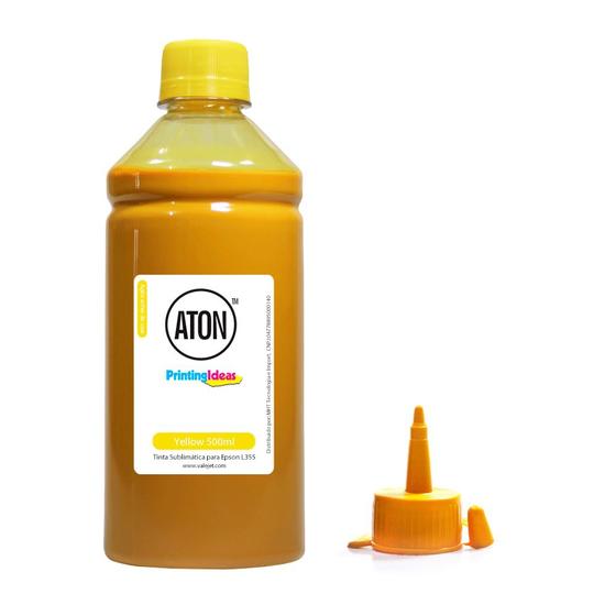 Imagem de Compatível: Tinta Sublimática  L200  L355 Bulk Ink Yellow 500ml Aton