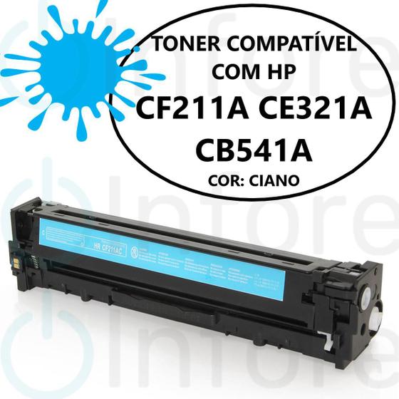 Imagem de Compatível: Toner Ce321a Cf211a Cb541a P/M276N M251NW M276NW CM1415MFP CM1415FN CM1415FNW CP1525NW