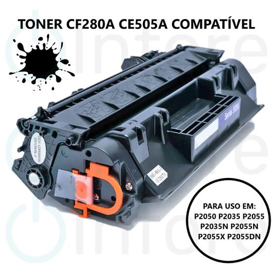 Compatível: Toner CE505A CF280A 05A 80A para HP M425 M401n M425dn M401dn M401dw P2035 P2050 P2055 Menor preço em Compatível: Toner CE505A CF280A 05A 80A para HP M425 M401n M425dn M401dn M401dw P2035 P2050 P2055