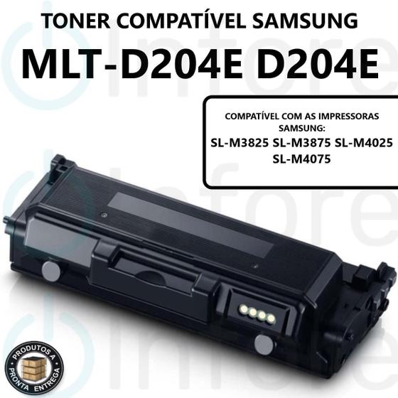 Imagem de Compatível: Toner D204E MLT-D204E para Impressora SL-M3825 SL-M3875 SL-M4025 SL-M4075