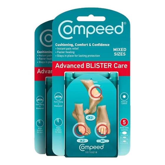 Imagem de Compeed Adesivos De Prevenção De Bolhas Calcanhar 5 Unidades