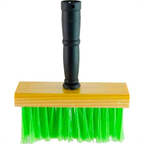Imagem de Compel Broxa Retangular  Madeira Gde - Kit C/12 Pc