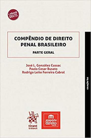 Imagem de Compendio de direito penal brasileiro - parte geral