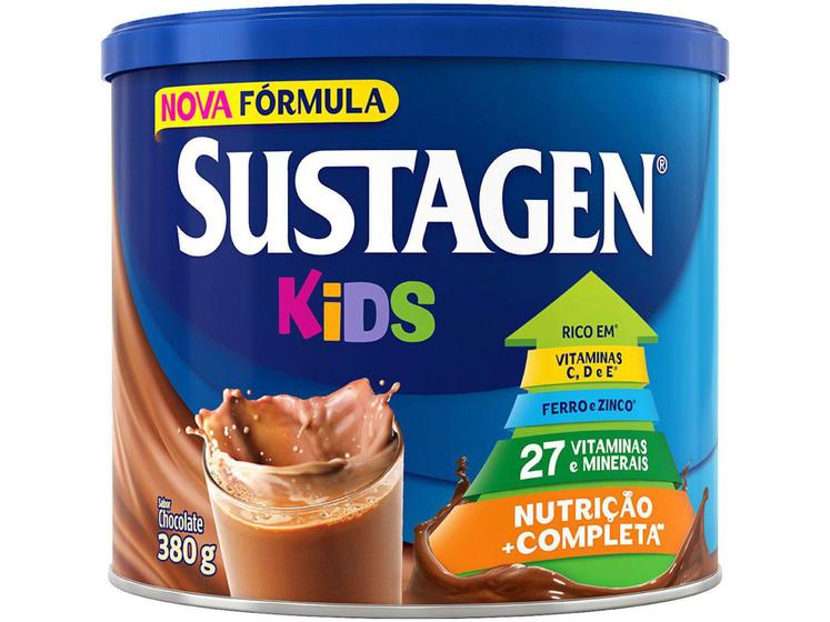 Imagem de Complemento Alimentar Infantil Sustagen Kids - Chocolate Lata 380g