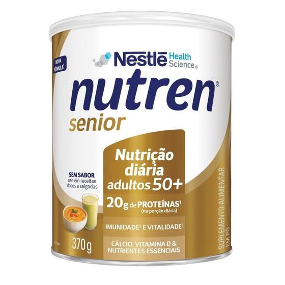 Imagem de Complemento Alimentar Nutren Senior Sem Sabor 370g