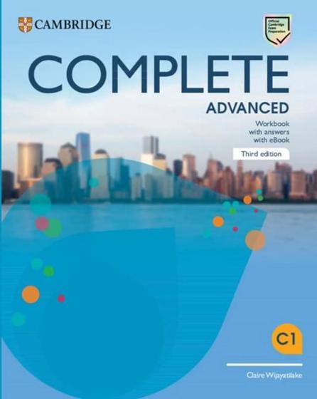 Imagem de Complete Advanced Wb With Answers With Ebook - 3Rd Ed - CAMBRIDGE UNIVERSITY