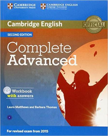 Imagem de Complete advanced - workbook with answers and audio cd - second edition