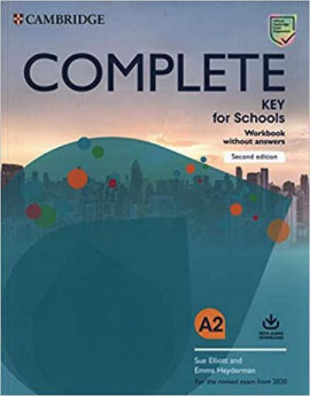 Imagem de Complete key for schools - workbook without answers with audio download - second edition - CAMBRIDGE UNIVERSITY PRESS DO BRASIL***