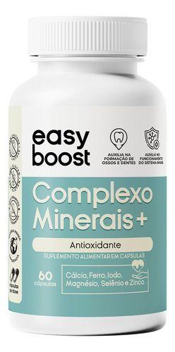 Imagem de Complex Minerais Easyboost Cálcio Ferro Magnesio Iodo 60caps