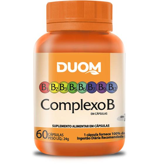 Imagem de Complexo B 8 Vitaminas 60 CAP - Duom