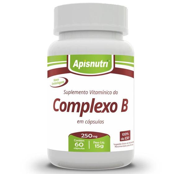Imagem de Complexo B Apisnutri 60 cápsulas