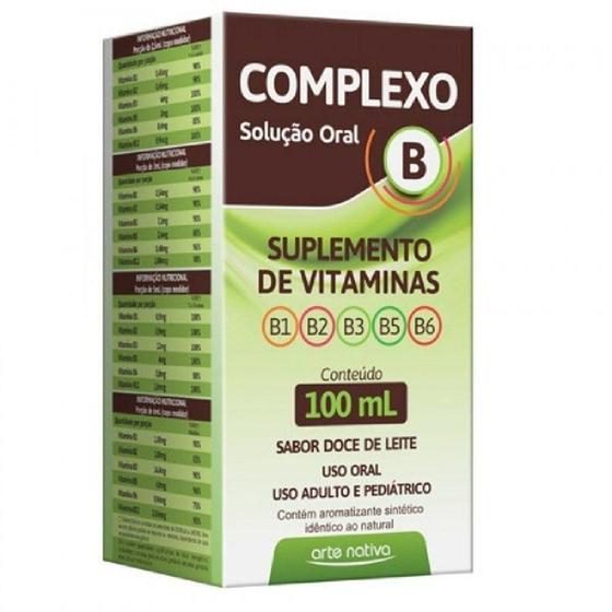 Imagem de Complexo b sol oral 100 ml arte nativa