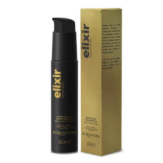 Imagem de Complexo de Óleos Vegetais Acquaflora Elixir Reparador 60ml