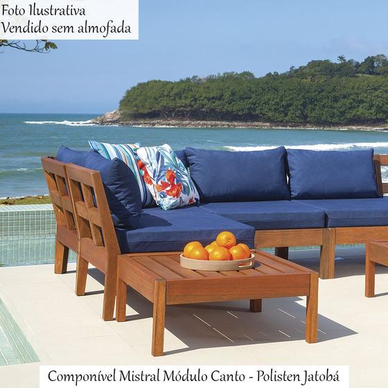 Componível Mistral - Módulo Canto - Polisten Jatobá Menor preço em Componível Mistral - Módulo Canto - Polisten Jatobá