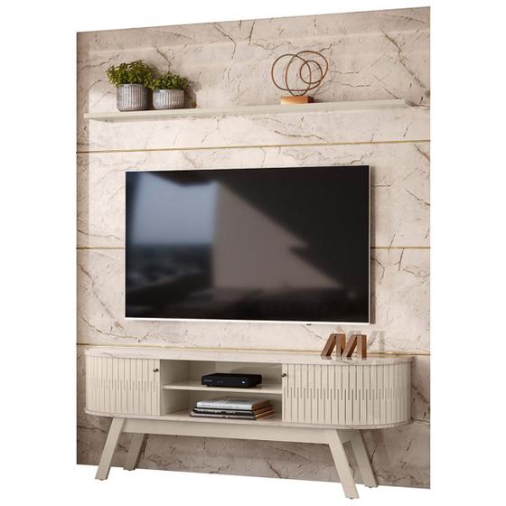 Imagem de Composição Laguna TVs Até 75” Calacata Off White 718136 Madetec