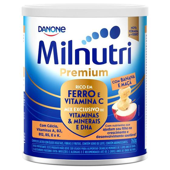 Imagem de Composto Lácteo Infantil Milnutri Vitamina Frutas 760g