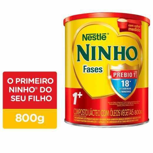 Imagem de COMPOSTO LACTEO NINHO FASES 1+ NESTLE 800gr