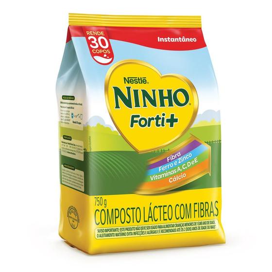 Imagem de Composto Lácteo NINHO Forti+ Fibras 750g