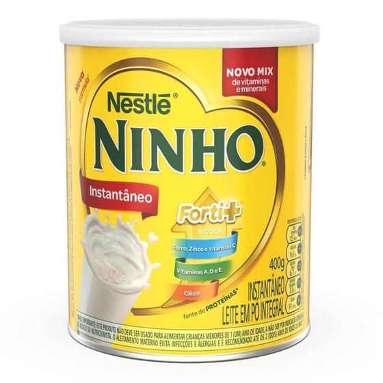 Imagem de Composto Lacteo ninho Forti+ instantaneo lata com 400g