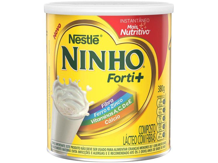 Composto Lácteo Ninho Forti+ Integral - 380g Menor preço em Composto Lácteo Ninho Forti+ Integral - 380g