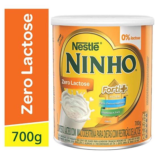 Imagem de Composto Lácteo Ninho Forti+ Zero Lactose Nestlé 700G