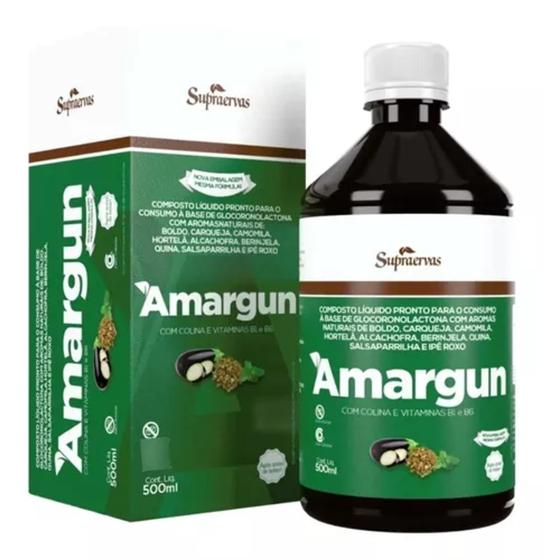 Imagem de Composto Natural  Amargun  com Vitaminas B1eB6 500ml Supra Evas