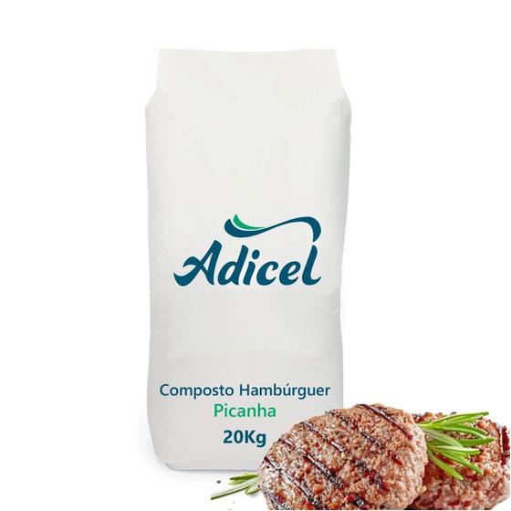 Imagem de Composto para Hambúrguer de Picanha Adicel - 20kg