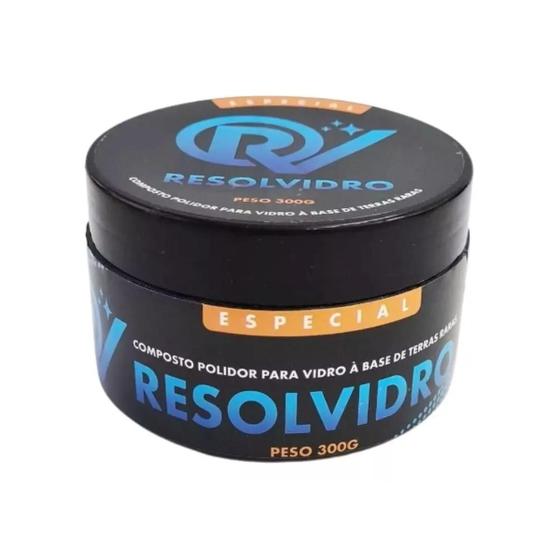 Imagem de Composto Polidor Pó Vidro Óxido de Cério Resolvidro 100g