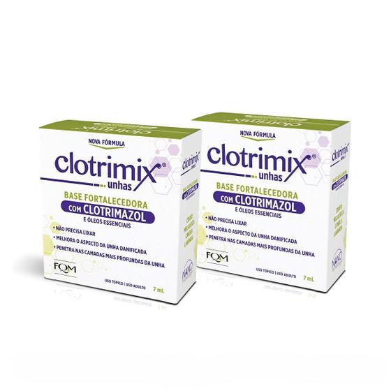 Imagem de Compre 1 Clotrimix Unhas 7Ml - Base Fortalecedora E Ganhe 50% Na Segunda Unidade