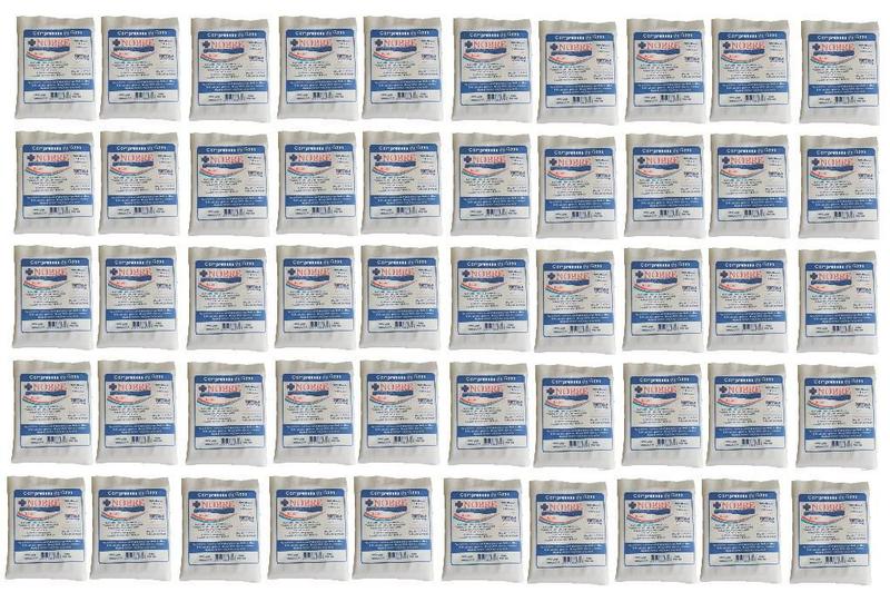 Imagem de Compressa De Ge Esteril 13 Fios 50 Pacotes C/10 Un Nobre