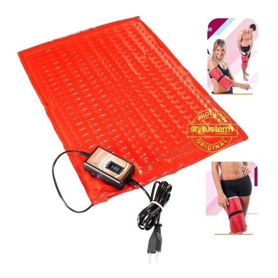 Imagem de Compressa Térmica Elétrica 35x40cm Para Dores Localizadas Fisioterapia Cólicas Easy - 127v Styllus Term