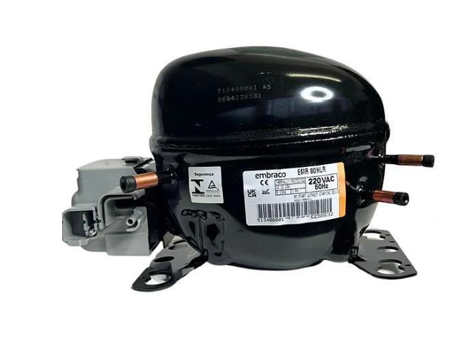 Compressor 1/6 Embraco R600 220V EMU60CLP - Brastemp - Refrigeração ...