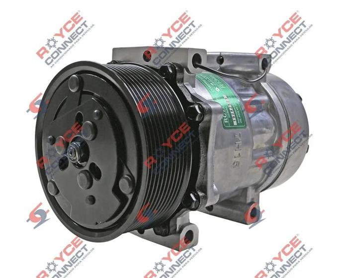 Imagem de Compressor 7h15 12v Polia 10PK Case New Holland Saída Traseira