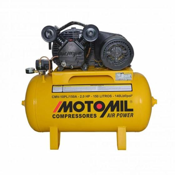 Imagem de Compressor Air Power Monofásico 127V 150L CMV-10PL/150A Motomil