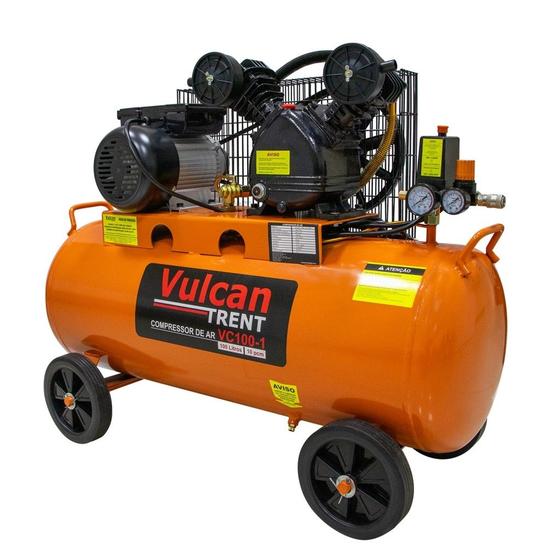 Imagem de Compressor Ar 100l 3hp 8 Bar 116 Psi 10 Pes 127v Vc100-1