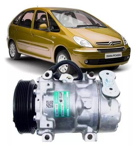 Imagem de Compressor Ar 12v Citroen Xsara Picasso 2.0 Gasolina 2003 até 2008 Royce