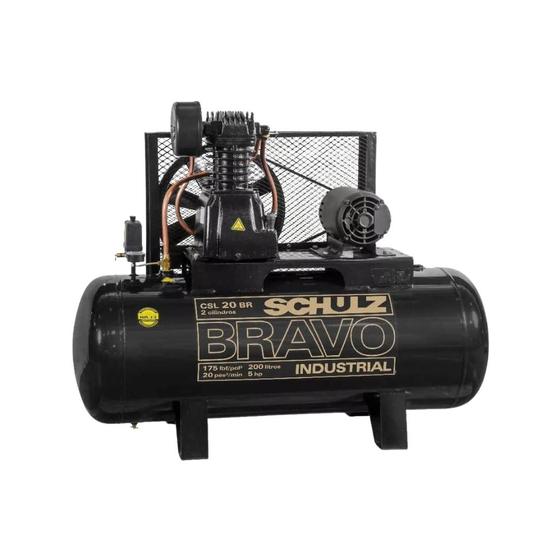 Imagem de Compressor Ar 200L Estacionário Alternativo CSL20BR Schulz